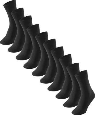 Produktbild von SCHIESSER Herren Socken - Bluebird, 10er Pack, Baumwollmix Schwarz 43-46