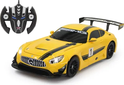 Produktbild von Mercedes-Benz AMG GT3 1:14 gelb 2,4GHz transformable