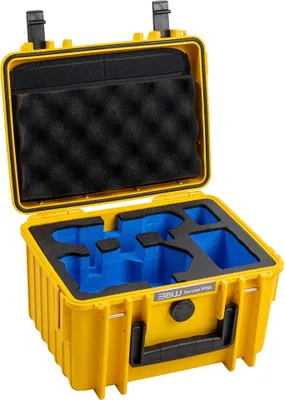 Zdjęcie produktu dla B&W Cases PP.66.Y.MINI4, Twarde etui, Żółty, Polipropylen (PP), Pianka, Monochromatyczny, 6,6 l