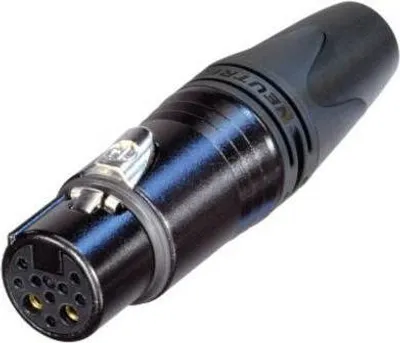 Image de Neutrik NC10FXX-14-B Drahtverbinder XLR Schwarz (NC10FXX-14-B)