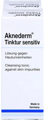 Zdjęcie produktu dla Aknederm tincture sensitive roztwór przeciw zanieczyszczeniom skóry, roztwór 100 ml