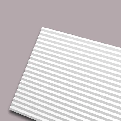 Image de NMC PLISSÉ S 2600 WALLSTYL Noel Marquet 3d panneau mural Lambris mural Panneau acoustique Moulure décorative Moulure en stuc 2,6 m