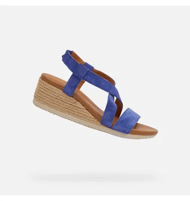 Produktbild von Geox Blaue Damensandalen von Ischia Corda 39