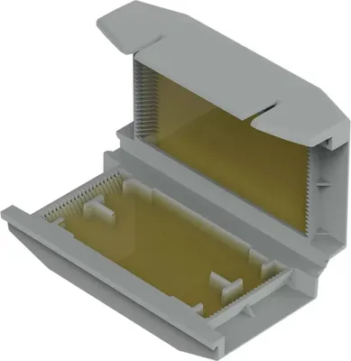 Immagine prodotto di WAGO Gelbox; collegamento passante; per cavi; grigio 207-1372