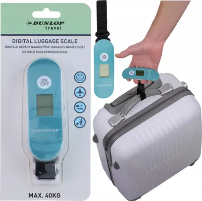 Zdjęcie produktu dla Kompaktowa Waga Bagażowa Podróżna 40kg Lcd Lotnicza Elektroniczna Cyfrowa