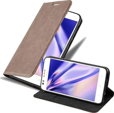 Produktbild von Cadorabo Hülle für HTC Desire 10 LIFESTYLE / Desire 825 Schutz Hülle in Braun Handyhülle Etui Case Cover