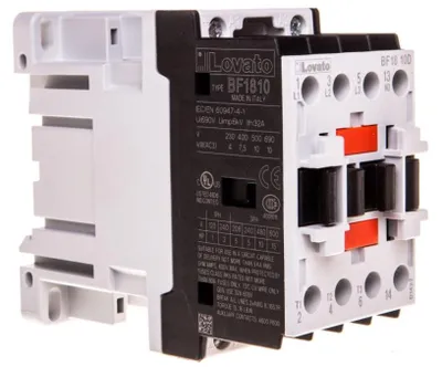Immagine prodotto di Interruttore magnetotermico 3P 18A AC3, bobina 24VDC, codice prodotto BF1810D024