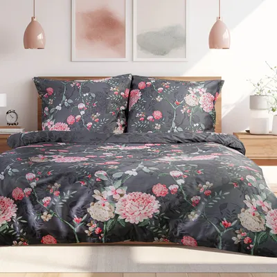 Immagine prodotto di Biancheria da letto in raso di cotone ALFON GREY/160x200 EXCLUSIVE