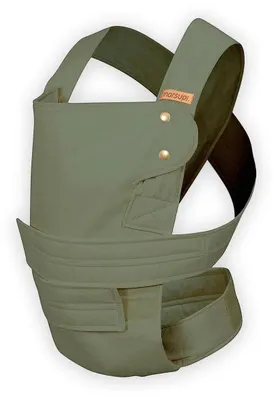 Produktbild von Marsupi Babytrage S/M, olivgrün, mit Klettverschluss