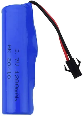 Produktbild von LiPo 1S 3.7V 1200mAh Batterie für RC Offroad-Auto, LKW | SM-Stecker | Lange Lebensdauer, Blau