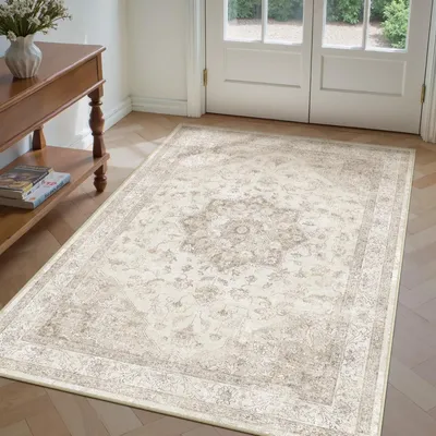 Zdjęcie produktu dla Dywan - Vintage - Beżowy - 140 x 200 cm