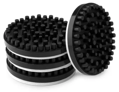 Produktbild von kwmobile 4X Silikon Schwingungsdämpfer für Schallplattenspieler - selbstklebend - Vibrationsdämpfer Set - auch für z. B. Lautsprecher Boxen - Shock