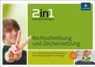 Produktbild von 2 in 1 zum Nachschlagen Rechtschreibung und Zeichensetzung