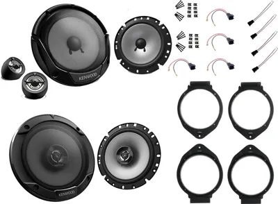 Produktbild von Kenwood Lautsprecher Set für Opel Insignia Baujahr 2008 – 2017 Tür Vorne und hinten 600 Watt