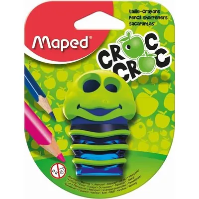 Produktbild von Maped 001700, Manueller Bleistiftspitzer, Blau, Violett, 95 mm, 48 mm, 125 mm, Sichtverpackung