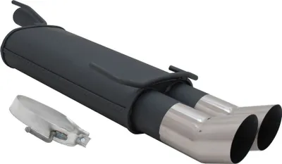 Produktbild von Novus Sportendschalldämpfer für Opel Kadett E Cabrio 2 x 90mm DTM
