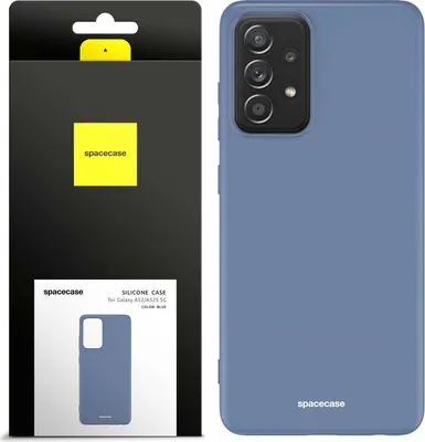 Immagine prodotto di Custodia in silicone SPACECASE Custodia in silicone per Galaxy A52/A52s Blu