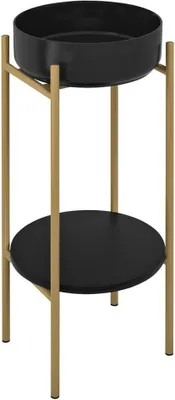 Image de PUNO Console avec lavabo 375x870x448xmm, or mat