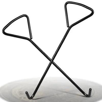 Schachtdeckelhaken 2 Stück 40 cm Stahl Dreieckgriff