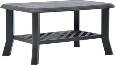 Zdjęcie produktu dla Stolik kawowy, antracytowy, 90x60x46 cm, plastikowy