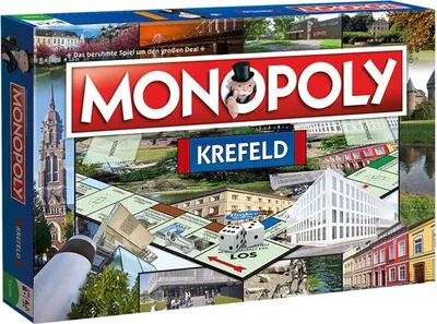 Immagine prodotto di Monopoly Krefeld: il celebre gioco mondiale dedicato all'acquisto di terreni e immobili