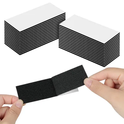 Produktbild von Selbstklebendes Klettband – Starke Haftung – 3x10 cm – 40 Stück