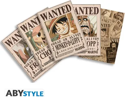 Produktbild von ONE PIECE - Postcards - Wanted Set #1