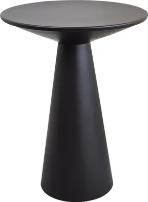 Produktbild von LOFT42 Beistelltisch Ferry Trompetenfuß - Metall - Schwarz - 60x44