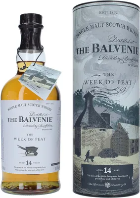 Produktbild von Balvenie 14 Years Week of Peat + Box 700ml 48,3% Vol.