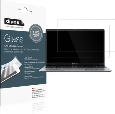 Immagine prodotto di 2x Pellicola Protettiva per Blackview Acebook 6 15.6 Zoll Protezione Vetro Flessibile 9H dipos