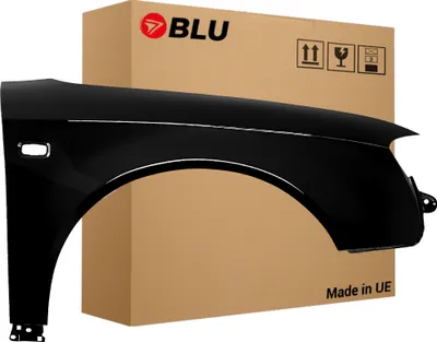 Immagine prodotto di BLU Parafango compatibile con Audi A4 B7 LY9B Destra Schwarz BrillantSchwarz | 2004-2008 | Anteriore | Verniciato | Pronto per il montaggio | Acciaio