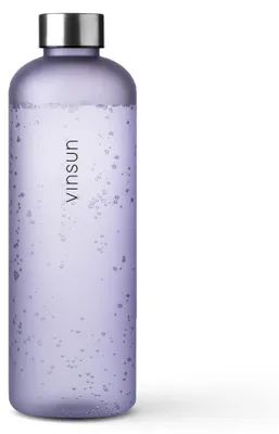 Trinkflasche 1,5L Sport Wasser Flasche BPA frei kohlensäuregeeignet lila Vinsun