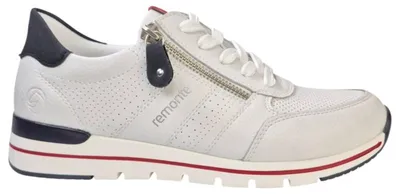 Produktbild von Remonte Sporthalbschuhe Formsohle modisch in weiss/weiss kombi, Gr. 43