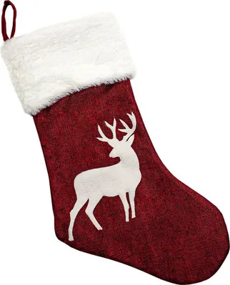 Produktbild von Weihnachtsstrumpf mit Rensmotiv