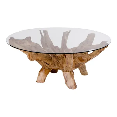 Productafbeelding van House Nordic Salontafel Amazonas Glas Ø110cm