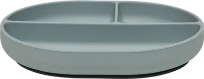 Obrázok produktu pre OYOY Enkei, Detský tanier, Oválny, Silikón, Modrá, 170 mm, 215 mm