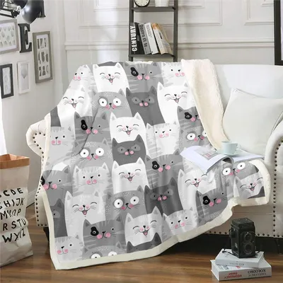 Produktbild von Omgoods – Kuscheldecken und Plaids für Kinder – Fleece-Decken mit Cartoon-Motiven