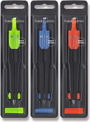 Image de Faber castell Schulzirkel Sortiment 3 Farben