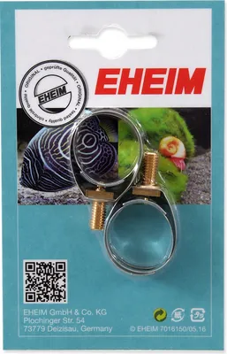 Image de Collier de serrage EHEIM pour tuyau Ø 16/22 mm 2 pièces argenté