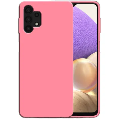 Produktbild von Smartphonica Silikonhülle für Samsung Galaxy A32 5G Hülle mit weicher Innenseite - Pink
