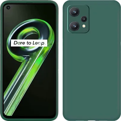 Image de Etui pour OPPO Realme 9 5G / Realme 9 Pro 5G, étui de protection en silicone souple et caoutchouc liquide Vert nuit