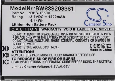 Produktbild von vhbw Akku kompatibel mit Doro SmartEasy 7050 Handy Smartphone Telefon (1200 mAh, 3,7 V, Li-Ion)