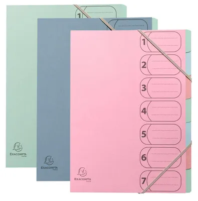 Image de Classeur AutentiK Harmo, format A4, 7 compartiments