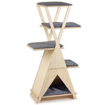 Produktbild von Beeztees Katzen-Kratzmöbel Mirza 70x40x135 cm Holz