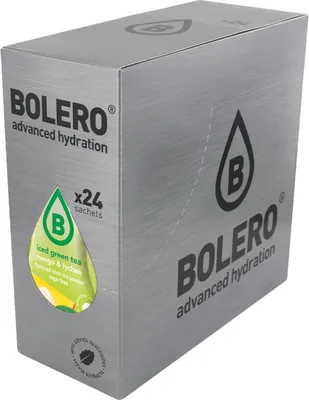 Produktbild von Bolero Iced Green Tea (24x8g) Mango & Lychee - Intra- & Post-Workout - Intra-Workout