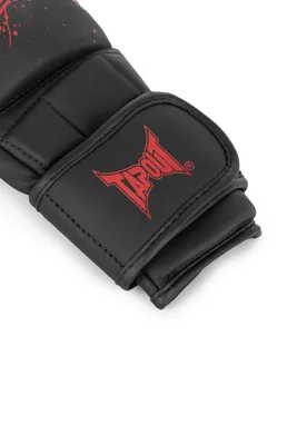 Image de Gants MMA Sparring en similicuir (1 paire) RANCHO Black/Red L/XL Tapout