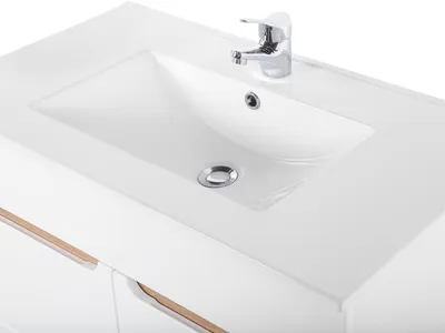 Immagine prodotto di Lavabo bianco con mobiletto Lavabo di alta qualità per il bagno 80 cm