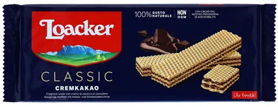 Produktbild von Loacker Cremkakao, Wafer Keks, Kakao, Schokolade, 175 g, Blau, 175 g, 1 Stück(e)