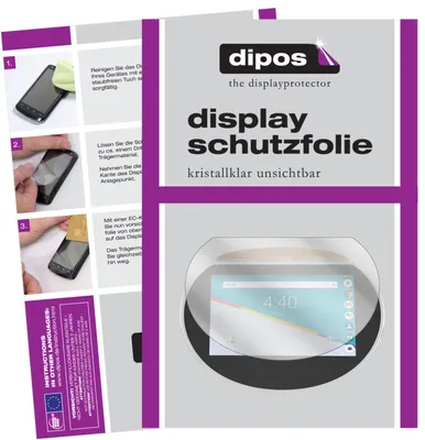 Produktbild von 2x Schutzfolie für Archos Hello 5 klar Displayschutzfolie Folie Display Schutz