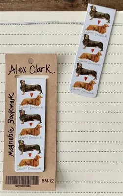 Produktbild von Lesezeichen BM12 Dackel – Alex Clark